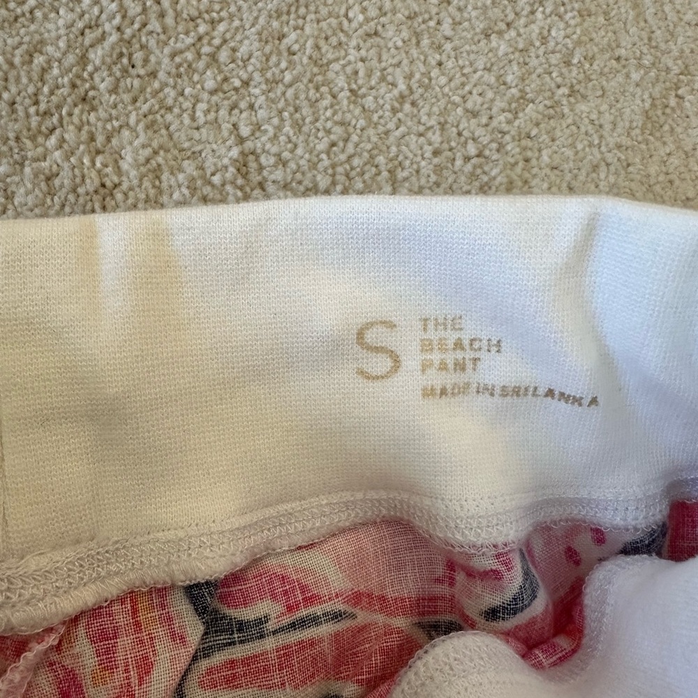 Lilly Pulitzer Bright Navy Via Sunny engineered linen beach pants - Picture 3 of 6